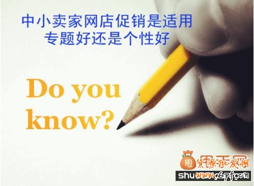 網(wǎng)店促銷專題還是個(gè)性應(yīng)該如何抉擇,哪一種更好?