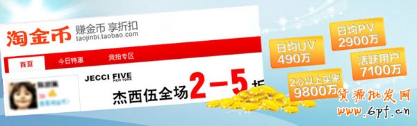 淘金幣活動特點