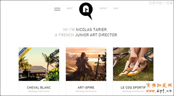 酷站欣賞：18例簡(jiǎn)約的網(wǎng)頁(yè)設(shè)計(jì)案例賞析,互聯(lián)網(wǎng)的一些事