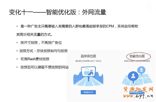 鉆展變化十一:智能優化版:外網流量