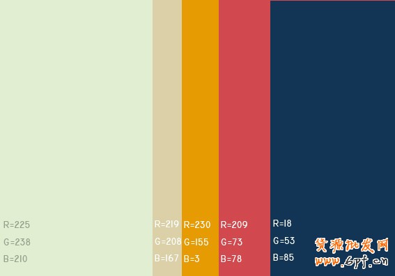 最舒服的顏色搭配值，很有用哦，特別是做設(shè)計(jì)的??！