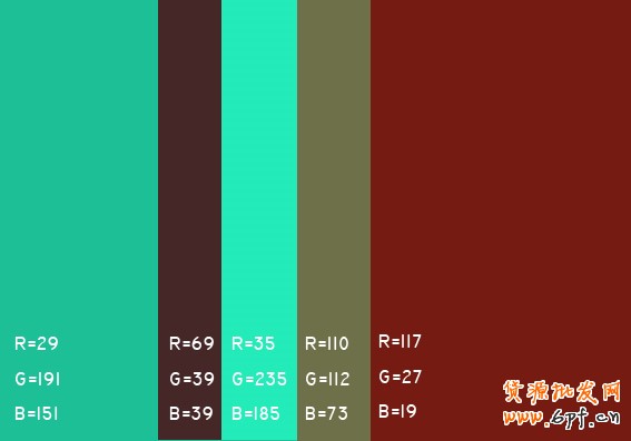 最舒服的顏色搭配值，很有用哦，特別是做設(shè)計(jì)的！！