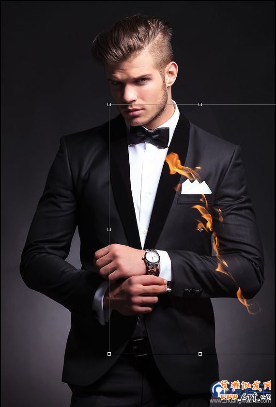 PS手把手教你繪制冰火兩重天的人物效果