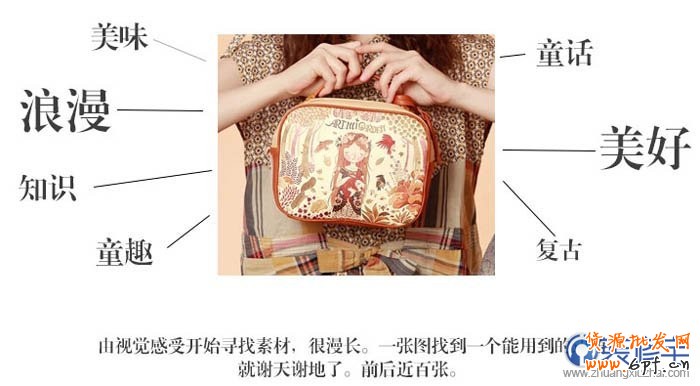 電商海報，設計淘寶女包主題海報