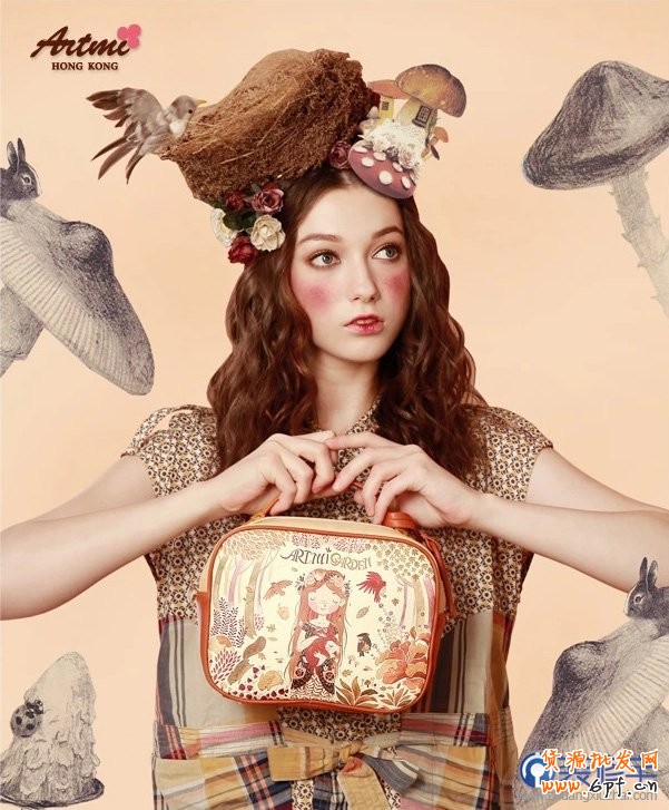 電商海報，設計淘寶女包主題海報