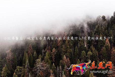 小紅書薯店：珠寶玉石類商家入駐資質(zhì)是什么?資費(fèi)標(biāo)準(zhǔn)是多少?